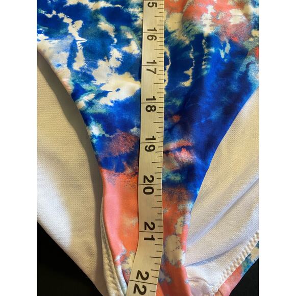 Raisins Fiesta Torquay One Piece Swimsuit Pink Blue White Women's Size Large - Picture 7 of 7